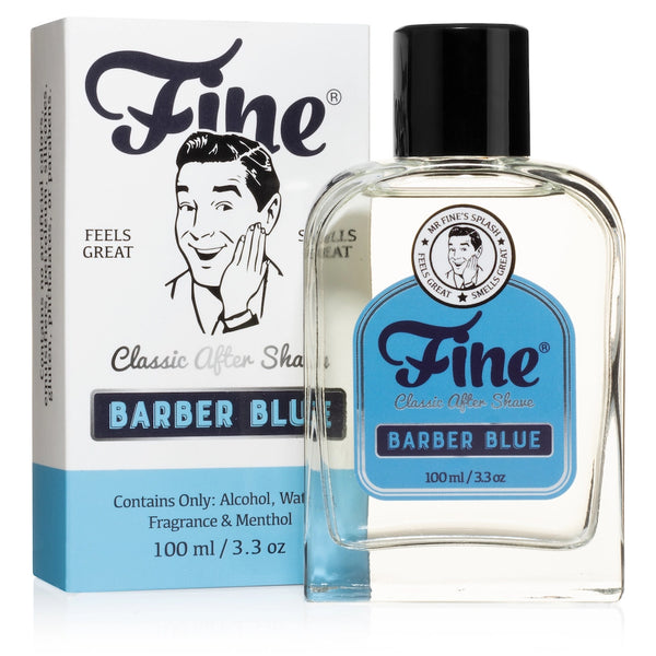 Fine Classic After Shave Barber Blue