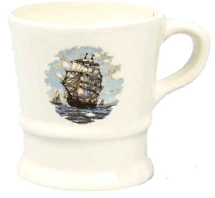 Col Conk Ship Shave Mug #115S