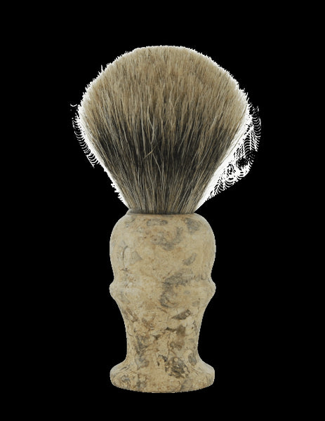 Pure Badger Shave Brush with Marble Handle #160F